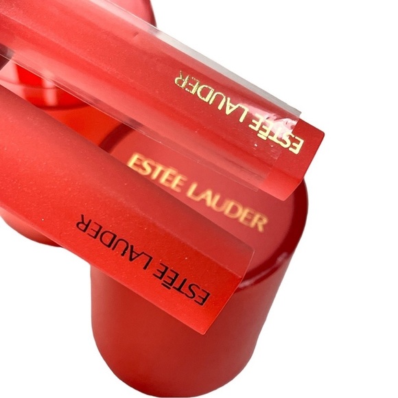 Estée‎ Lauder Makeup Brush Set 5 Piece Lot Holder Four Brushes - Picture 7 of 9